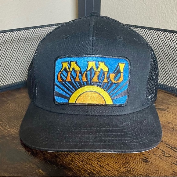 My Morning Jacket OTTO Black Trucker Hat with Sunburst Patch - Picture 1 of 1